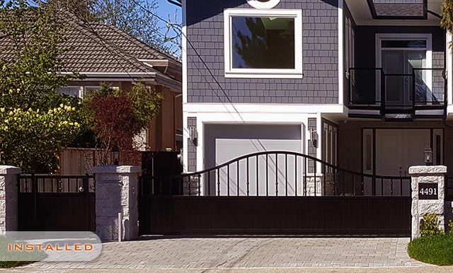 Custom Driveway Gate Designing, Fabrication and Installation in Langley, Surrey and Surrounding Area